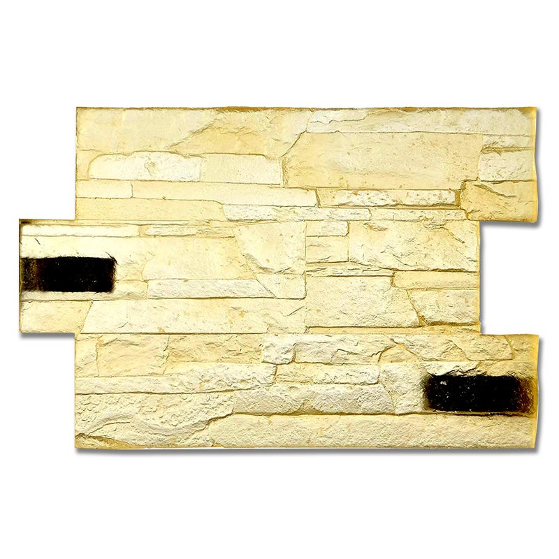Polymolds Monaco Stamp Texturing Skin Slate Pattern Stone Decorative Concrete Cement Imprint Texture Stamp Mat - Image 2